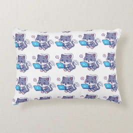 Almofada Decorativa estudante preguiçoso giro - talvez amanhã eu estud