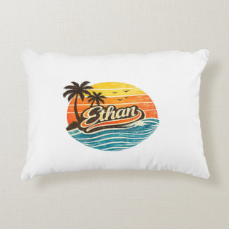 Almofada Decorativa Ethan Retro Sunset Name Design