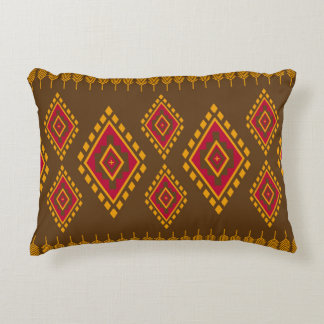 Almofada Decorativa Etnia geométrica, design tradicional, sem costura