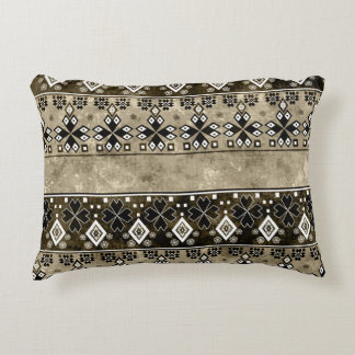 Almofada Decorativa Étnica Boho Grunge: Padrão Colorido