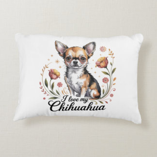 Almofada Decorativa Eu amo meu chihuahua