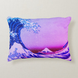 Almofada Decorativa Excelente Wave off Kanagawa & Japonês Art /Japão