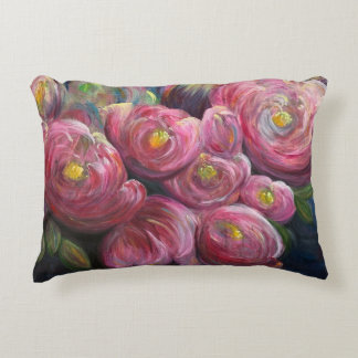 Almofada Decorativa Exuberance pink flower painting