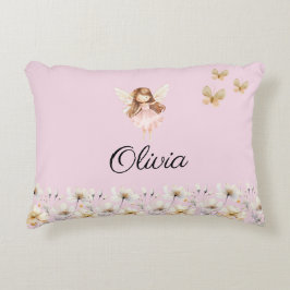 Almofada Decorativa Fairy Cute Garden Encantado Nome Personalizado