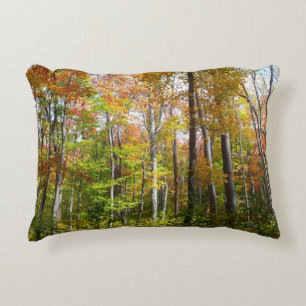Almofada Decorativa Fall Forest I Autumn Landscape Photoshop