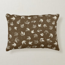 Fall Maple Folhas em castanho - padrão perfeito.