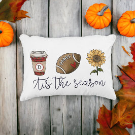 Almofada Decorativa Fall Tis the Season Script Coffee Flower