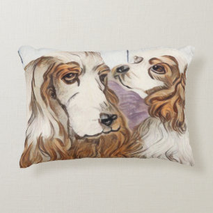 Almofada Decorativa Família Cocker Spaniel