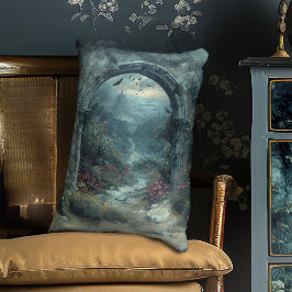 Almofada Decorativa Fantasia Gótica Romântica Horror Dracula's Castle