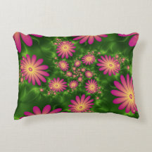 Fantasia Rosa Flói Arte Fractal Moderna Abstrato