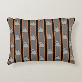 Almofada Decorativa Fantasmas do Dia das Bruxas Divertidas e Ricos