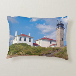 Almofada Decorativa Farol de Beavertail, Rhode - travesseiro do acento