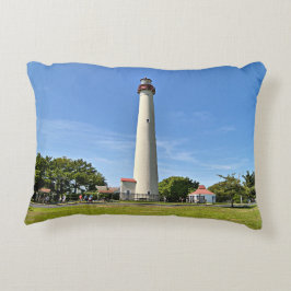 Almofada Decorativa Farol de Cape May, travesseiro do acento de