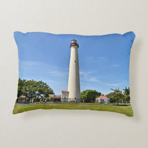 Almofada Decorativa Farol de Cape May, travesseiro do acento de