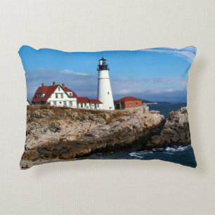 Almofada Decorativa Farol principal de Portland, Maine