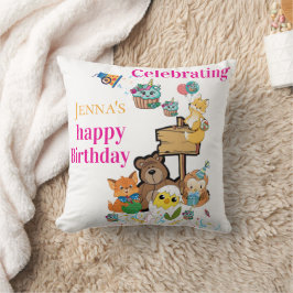 Almofada Decorativa, Feliz Aniversário Raposa Páss