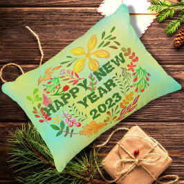 ALMOFADA DECORATIVA FELIZ ANO NOVO PERSONALIZADO 20XX