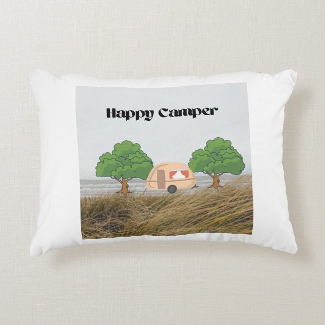 Almofada Decorativa Feliz Camper (Frente)