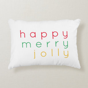 Almofada Decorativa Feliz FELIZ COM Travesseiro DE ÊNFASE