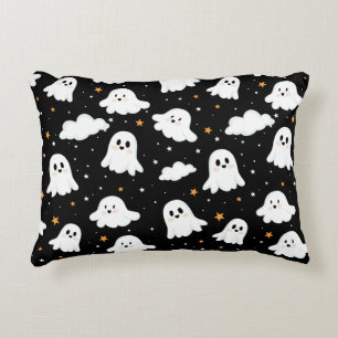 Almofada Decorativa Feliz Halloween Ghost Cloudy Star Sky