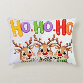 Almofada Decorativa Feliz Natal da família moderna