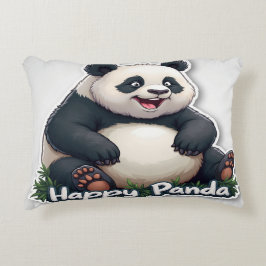 Almofada Decorativa Feliz Travesseiro de Panda