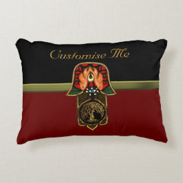 Almofada Decorativa Festa da Mão de Hamsa: Árvore da Vida