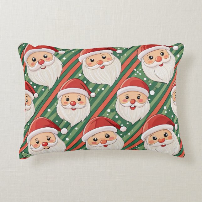 Almofada Decorativa Festive Christmas Lumbar Pillow – Cheerful Holiday (Frente)