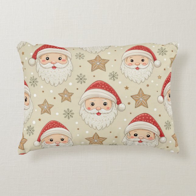 Almofada Decorativa Festive Christmas Lumbar Pillow – Cheerful Holiday (Frente)