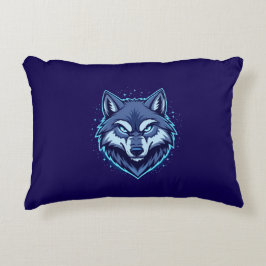 Almofada Decorativa Fierce Wolf – Symbol of Strength and Freedom
