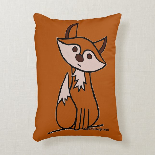 Almofada Decorativa figdewdrop Fig the Fox Accent Pillow (Frente(Vertical))