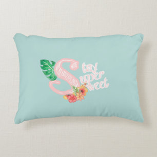 Almofada Decorativa Fique com o Travesseiro decorativo super doce reve