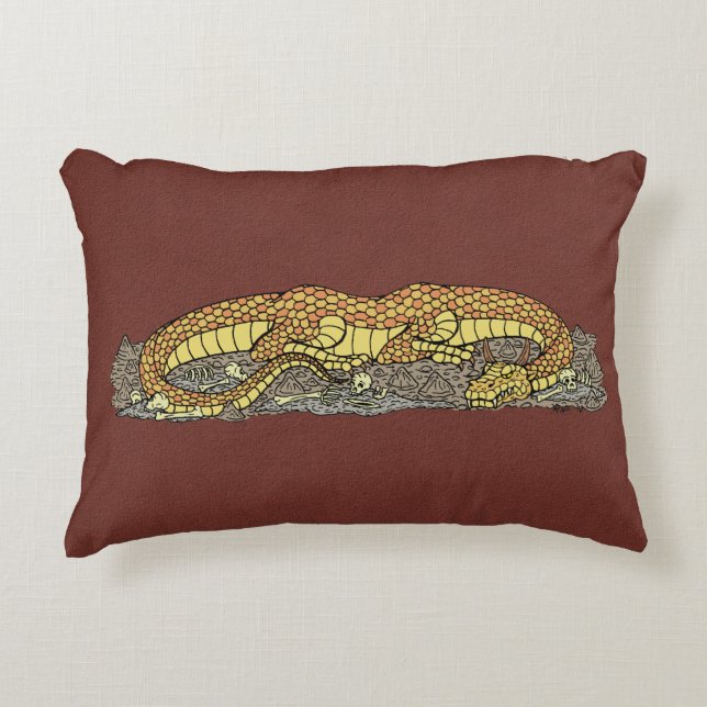 Almofada Decorativa Fire Drake em Rest (Frente)