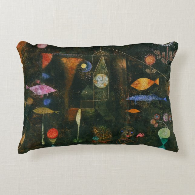 Almofada Decorativa Fish Magic - Paul Klee (Frente)