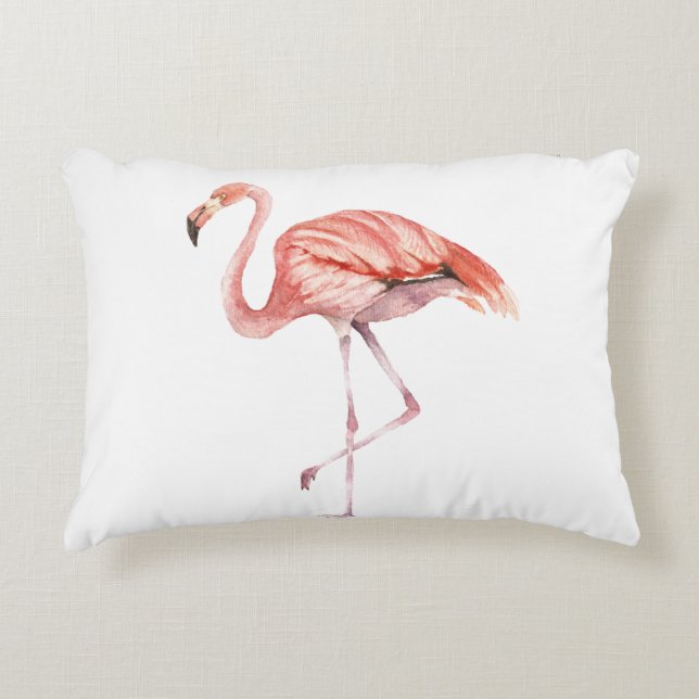 Almofada Decorativa Flamingo Rosa (Frente)