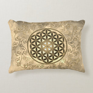 Almofada Decorativa Flor Da Vida - Vintage Ornament Mandala 2