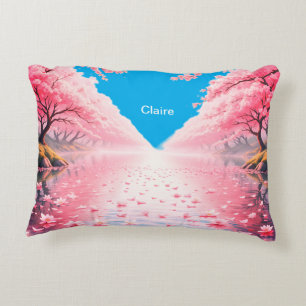 Almofada Decorativa Flor de Cereja Personalizado