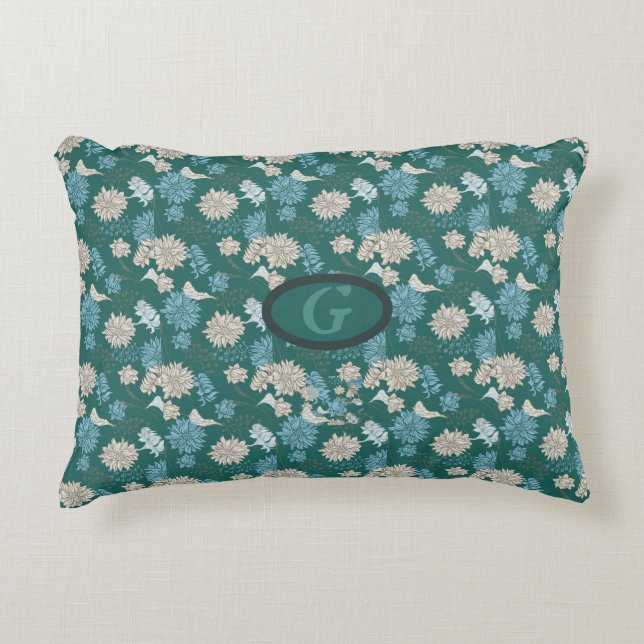 Almofada Decorativa Flor Silvestre Elegante Chic (Frente)