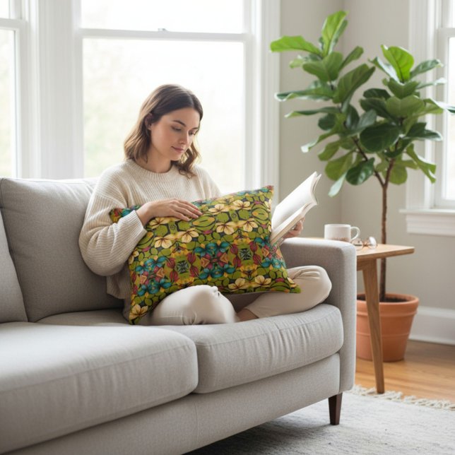 Almofada Decorativa Floral (Criador carregado)