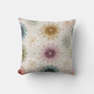 Almofada Decorativa Floral Floco de Neve Pastel Te