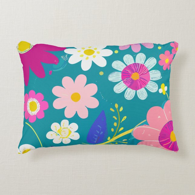 Almofada Decorativa Floral Selvagem (Frente)