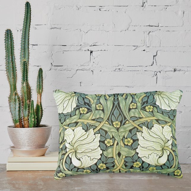 Almofada Decorativa Flores Amarelas de Pimpernel William Morris (Criador carregado)