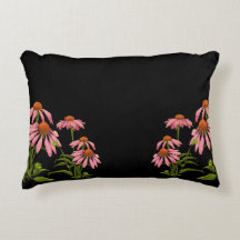 flores cor-de-rosa sobre fundo preto