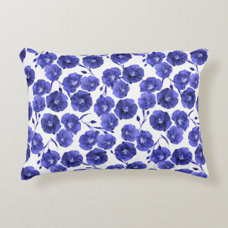 Almofada Decorativa Flores de Campo de Aquarela: Papel de Parede Botân