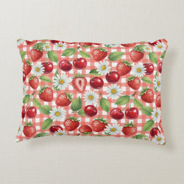 Almofada Decorativa Flores e Frutas