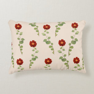 Almofada Decorativa Flores e travesseiro de sotaque
