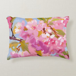 Almofada Decorativa Flores Rosa