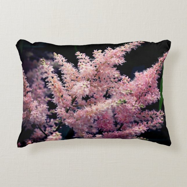 Almofada Decorativa Flores Rosa Válidas Fechem (Frente)