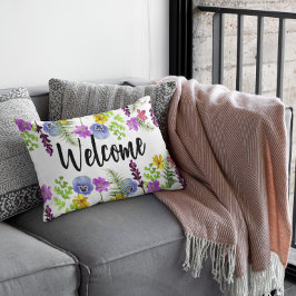 Almofada Decorativa Flores silvestres Boho