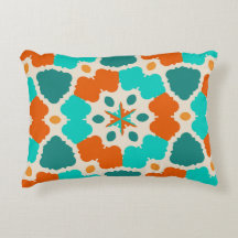 Flores Vermelhos e Teais Ninja Star